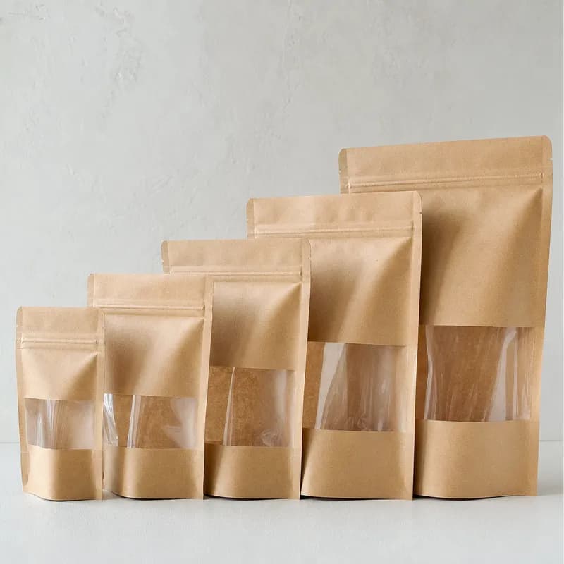 Pilihan standing pouch kraft